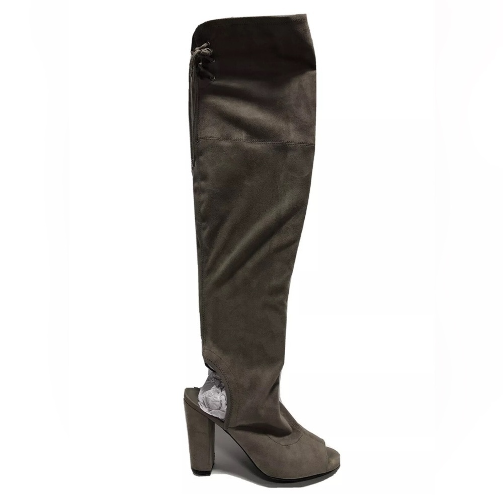 Guess Women’s Galle, Open Toe Over The Knee Boots, Size 9.5 M